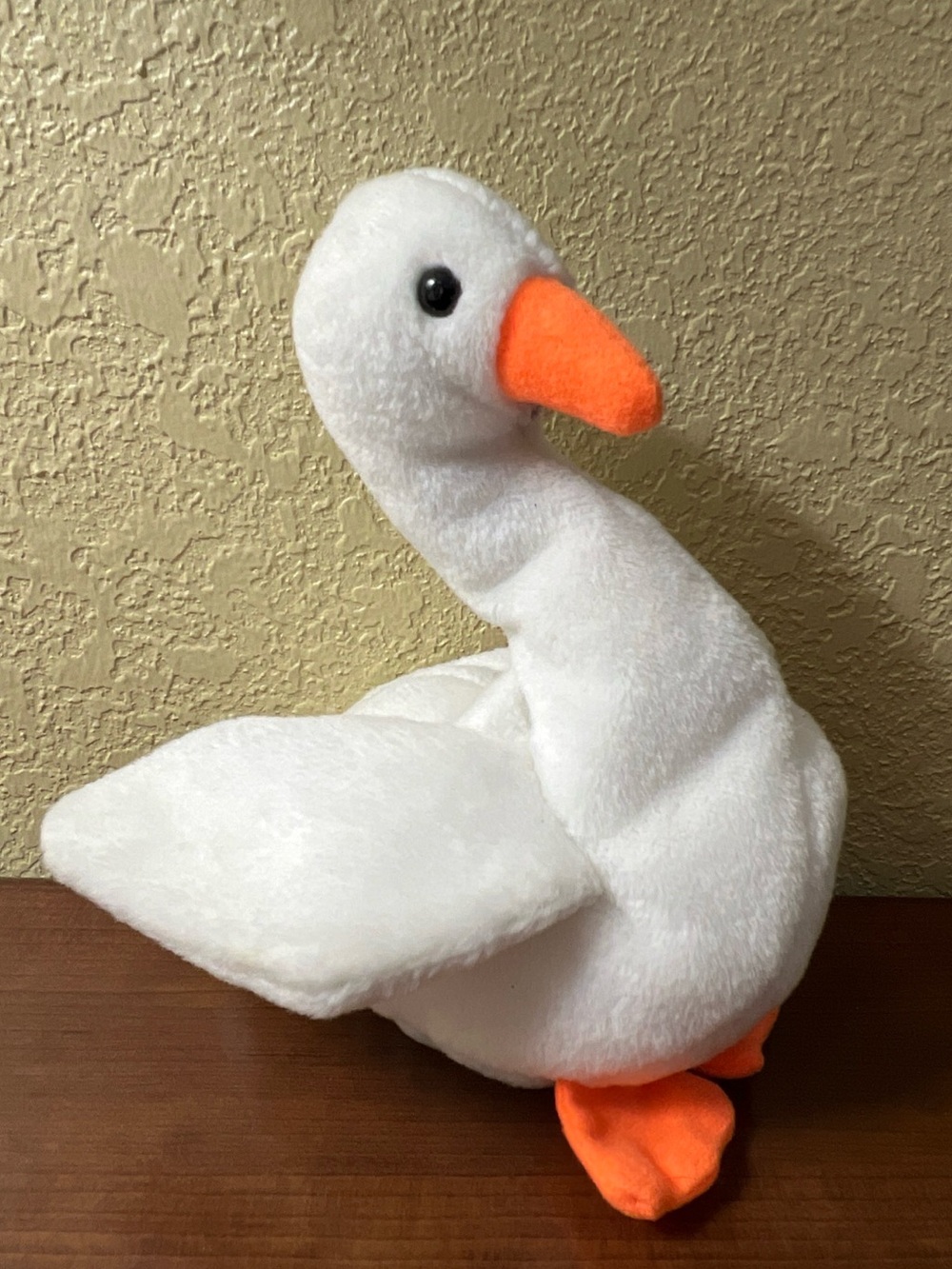 TY Beanie Babies Original 1996 "Gracie" Swan Plush Stuffed Animal Retired